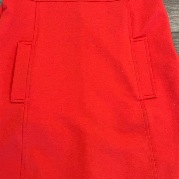 EUC Gap Orange Scoop Neck Sleeveless Sheath Dress With Pockets Size 4 - Picture 2 of 4